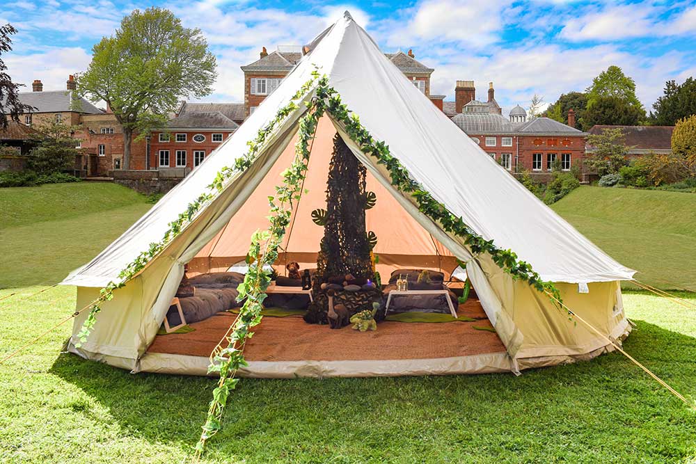 Kids party bell tent hire Kent